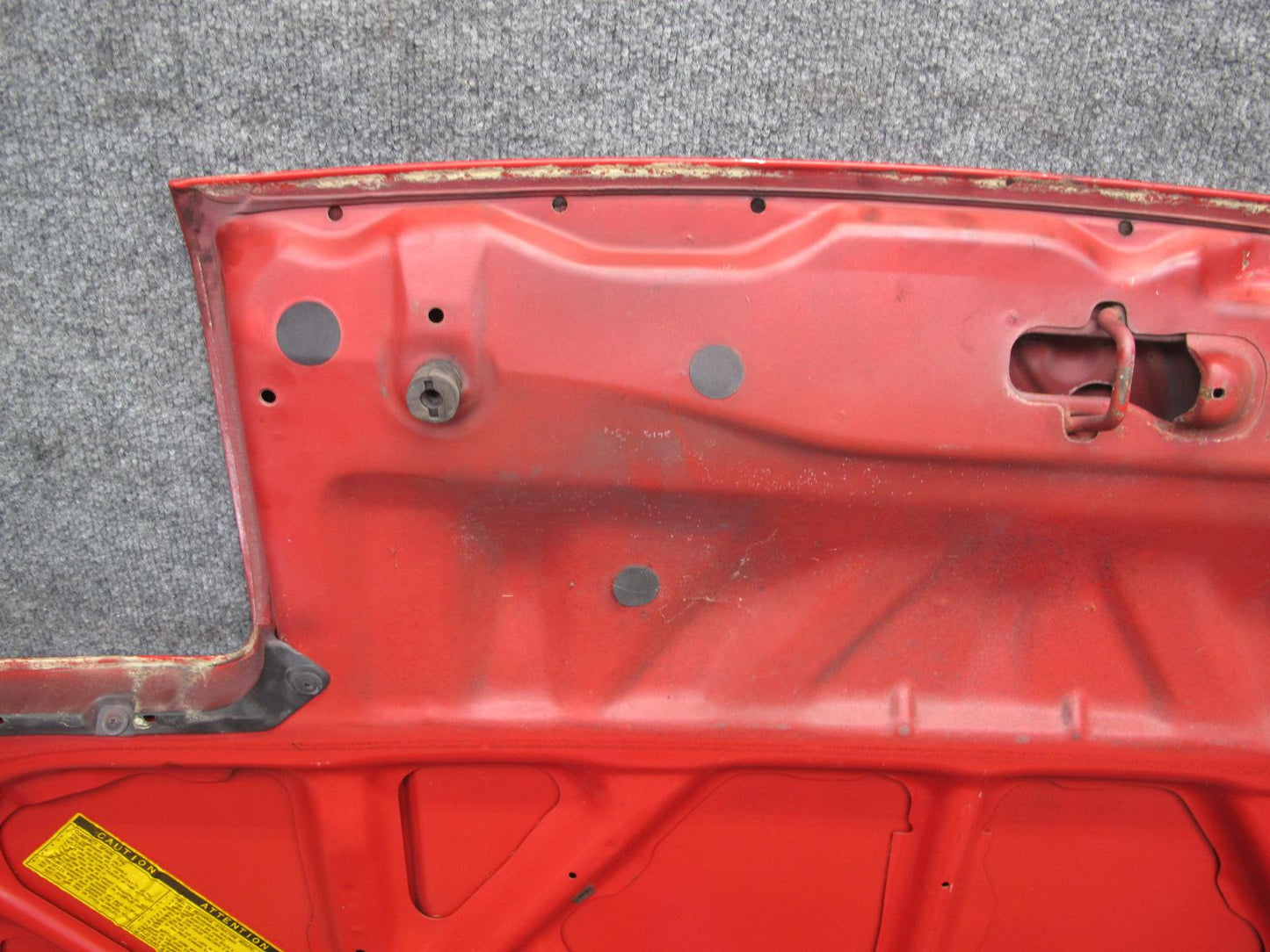 85-89 Toyota MR2 AW15 Front Trunk Frunk Hood Bonnet Shell Panel RED OEM