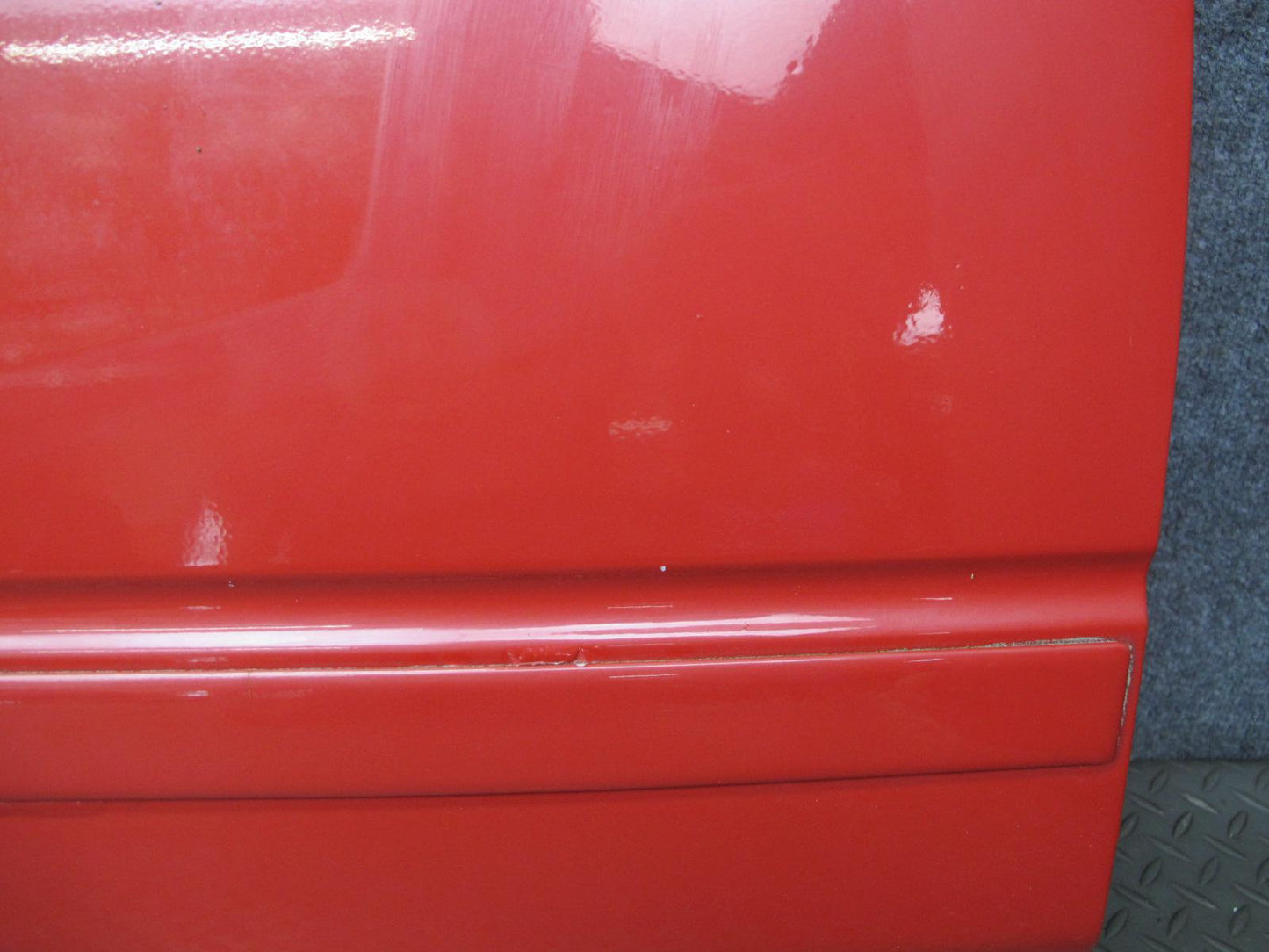 85-89 Toyota MR2 AW15 Left Driver Door Shell Panel Cover RED OEM