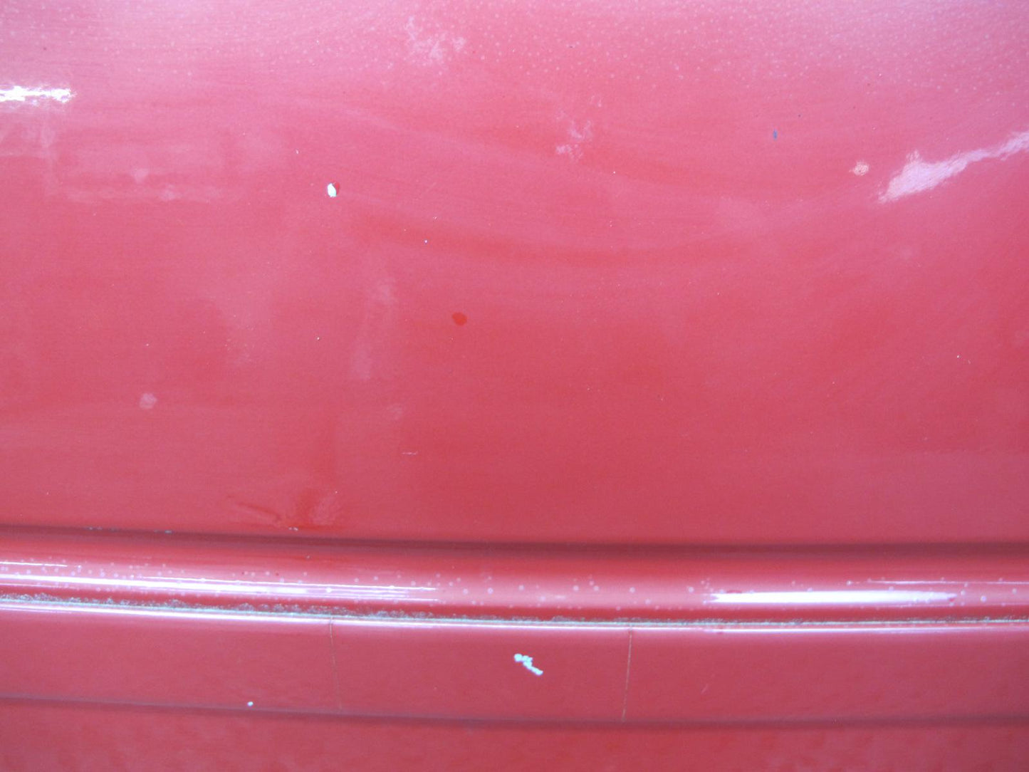 85-89 Toyota MR2 AW15 Left Driver Door Shell Panel Cover RED OEM