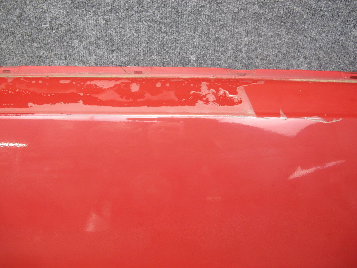 85-89 Toyota MR2 AW15 Left Driver Door Shell Panel Cover RED OEM