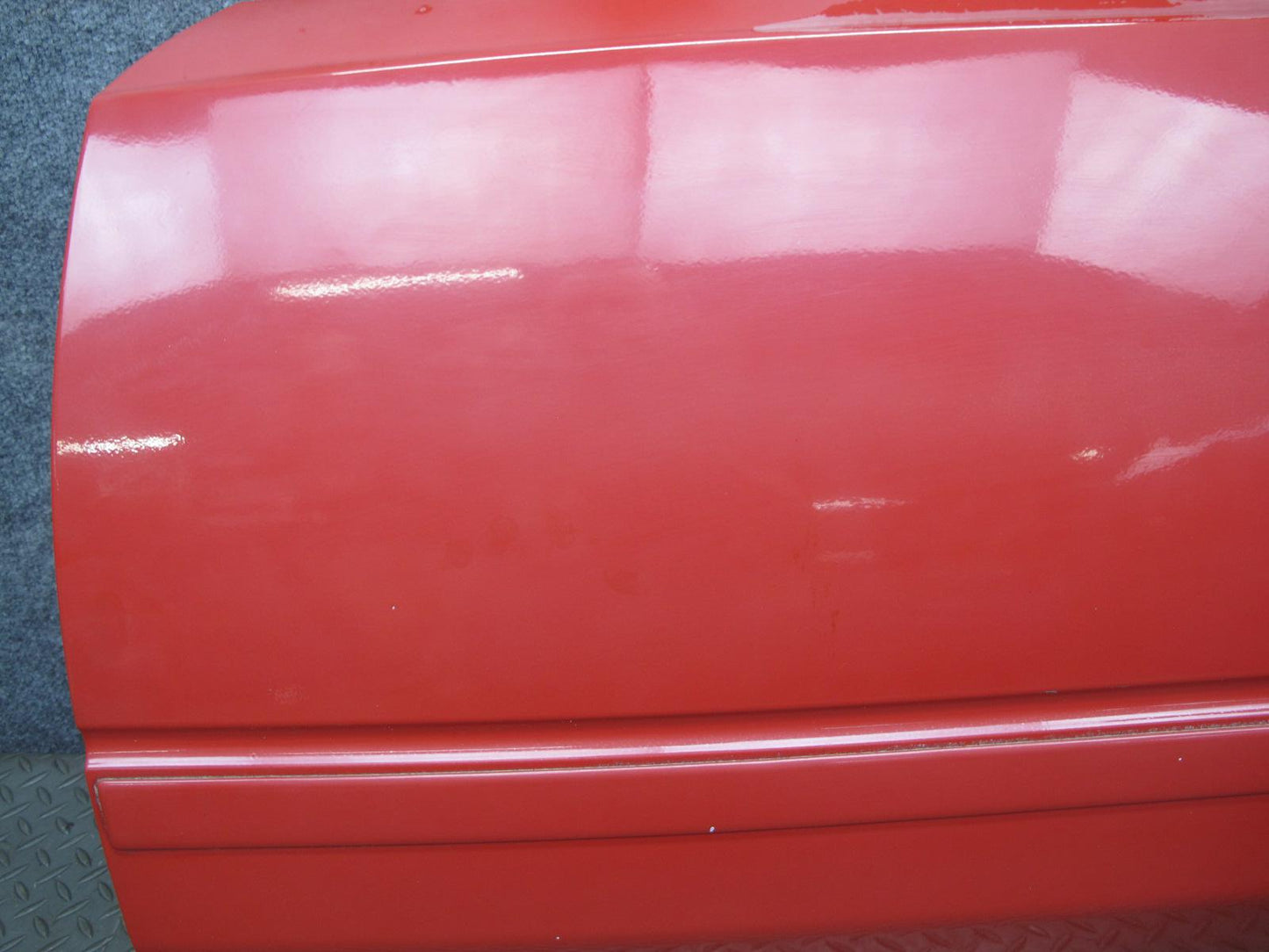 85-89 Toyota MR2 AW15 Left Driver Door Shell Panel Cover RED OEM