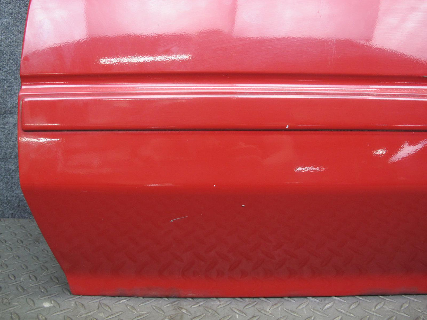 85-89 Toyota MR2 AW15 Left Driver Door Shell Panel Cover RED OEM