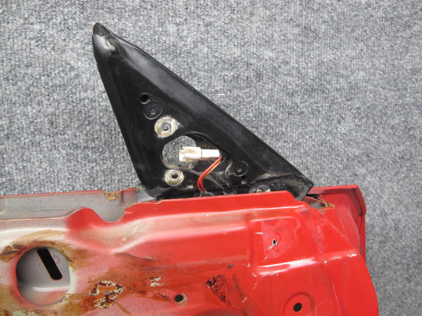 85-89 Toyota MR2 AW15 Left Driver Door Shell Panel Cover RED OEM