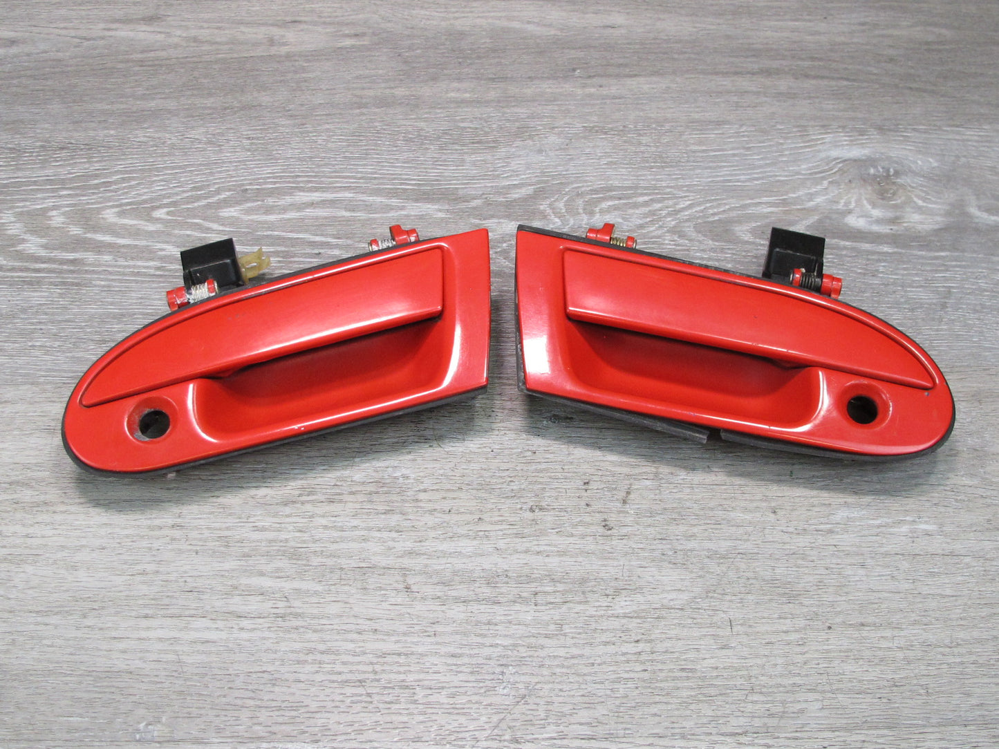 91-99 Dodge Stealth 3000GT Set of 2 Left & Right Door Exterior Handle RED OEM