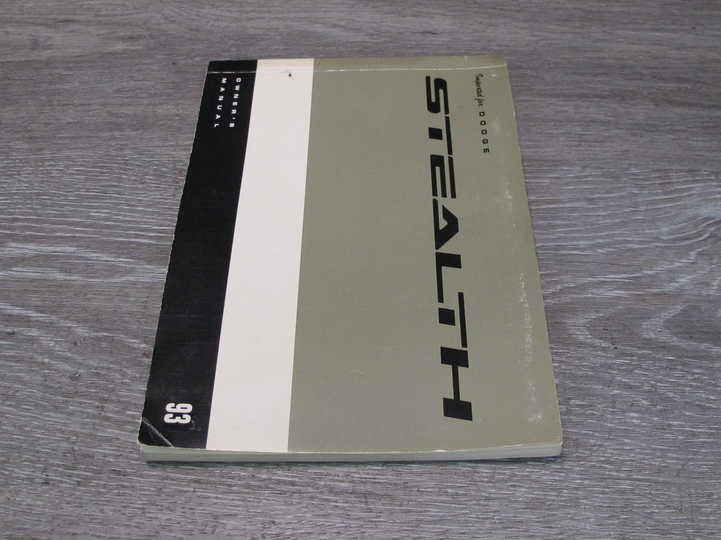 1993 Dodge Stealth ES Owner Operator Manual Guide Book w Case