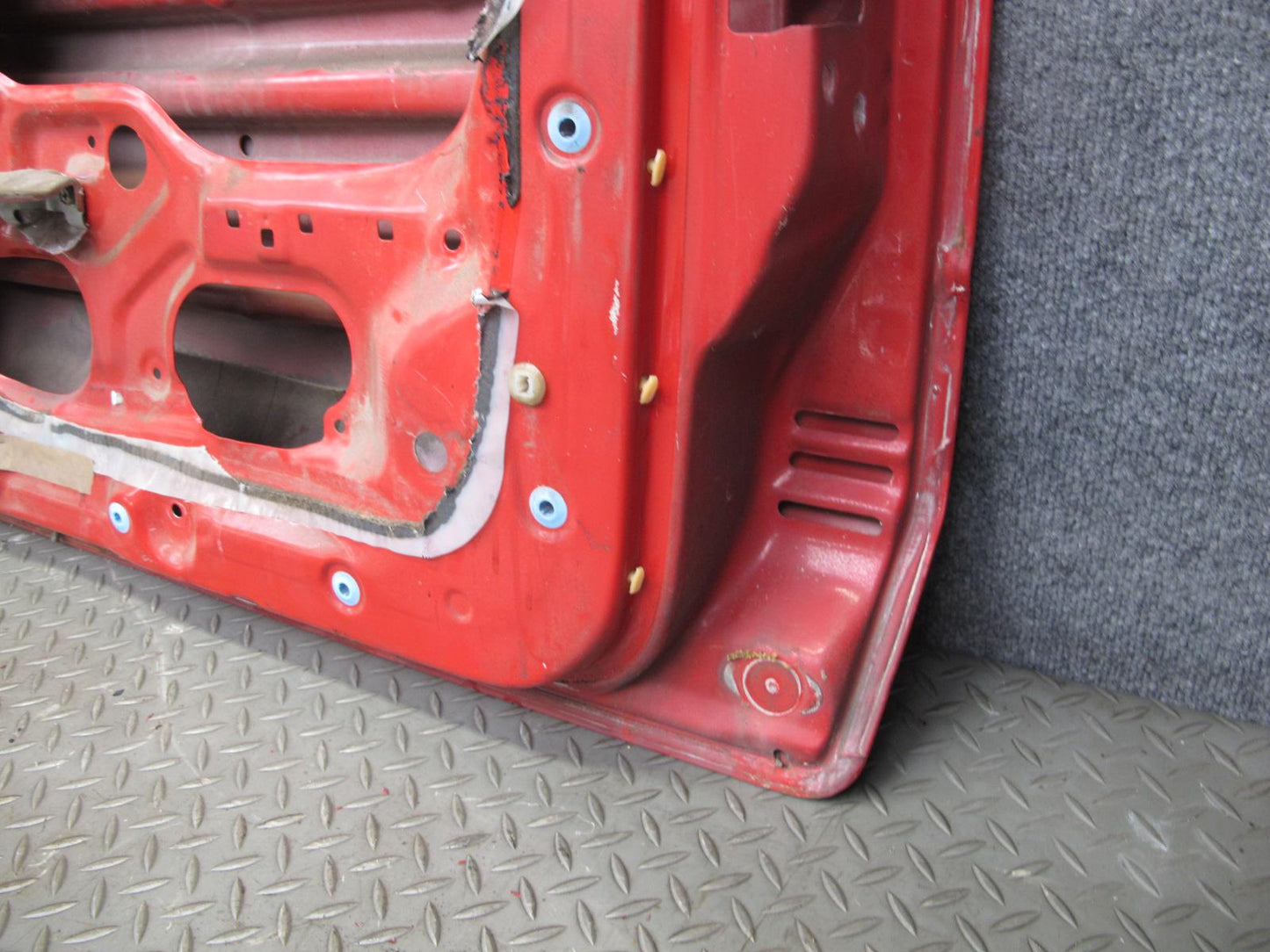 85-89 Toyota MR2 AW15 Right Passenger Door Shell Panel Cover RED OEM