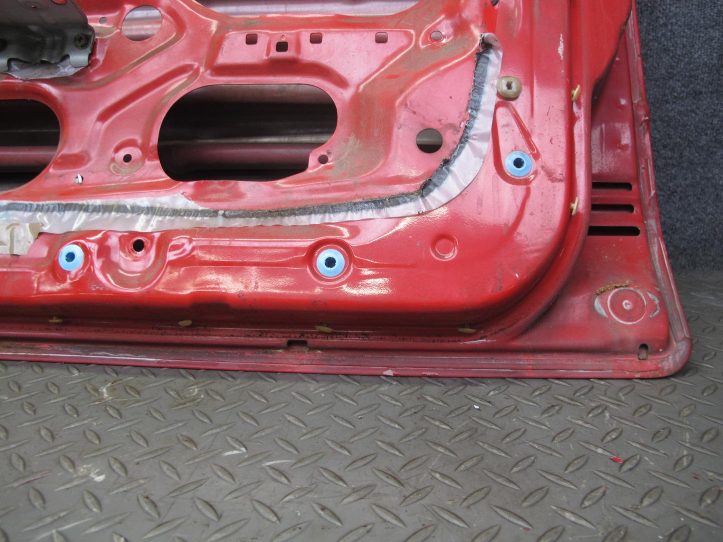 85-89 Toyota MR2 AW15 Right Passenger Door Shell Panel Cover RED OEM