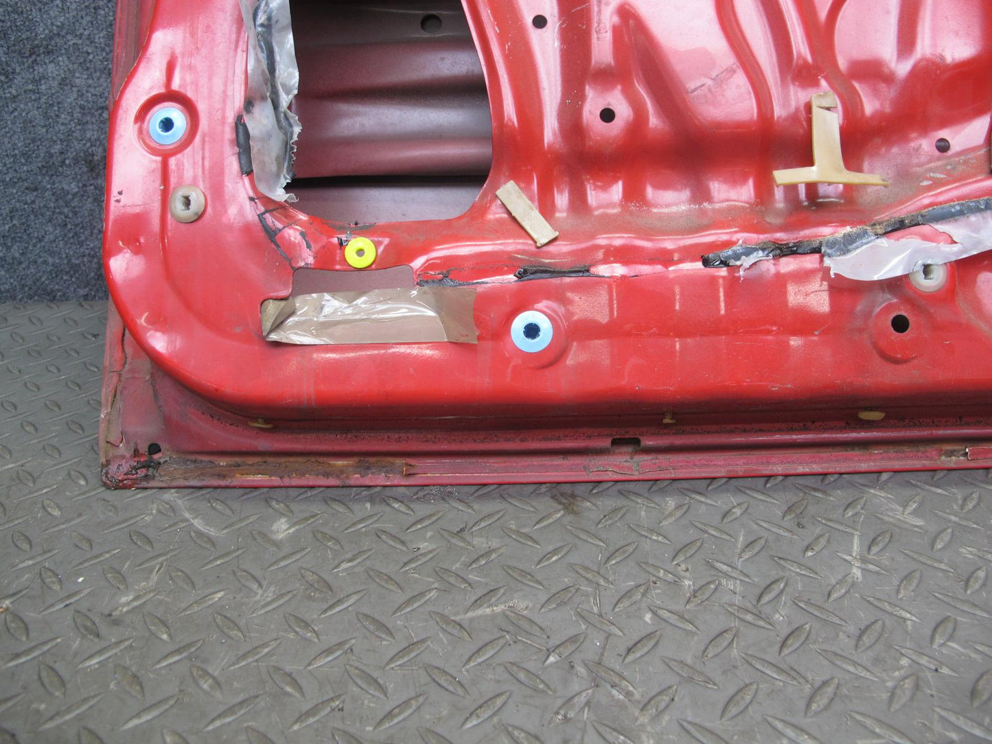 85-89 Toyota MR2 AW15 Right Passenger Door Shell Panel Cover RED OEM