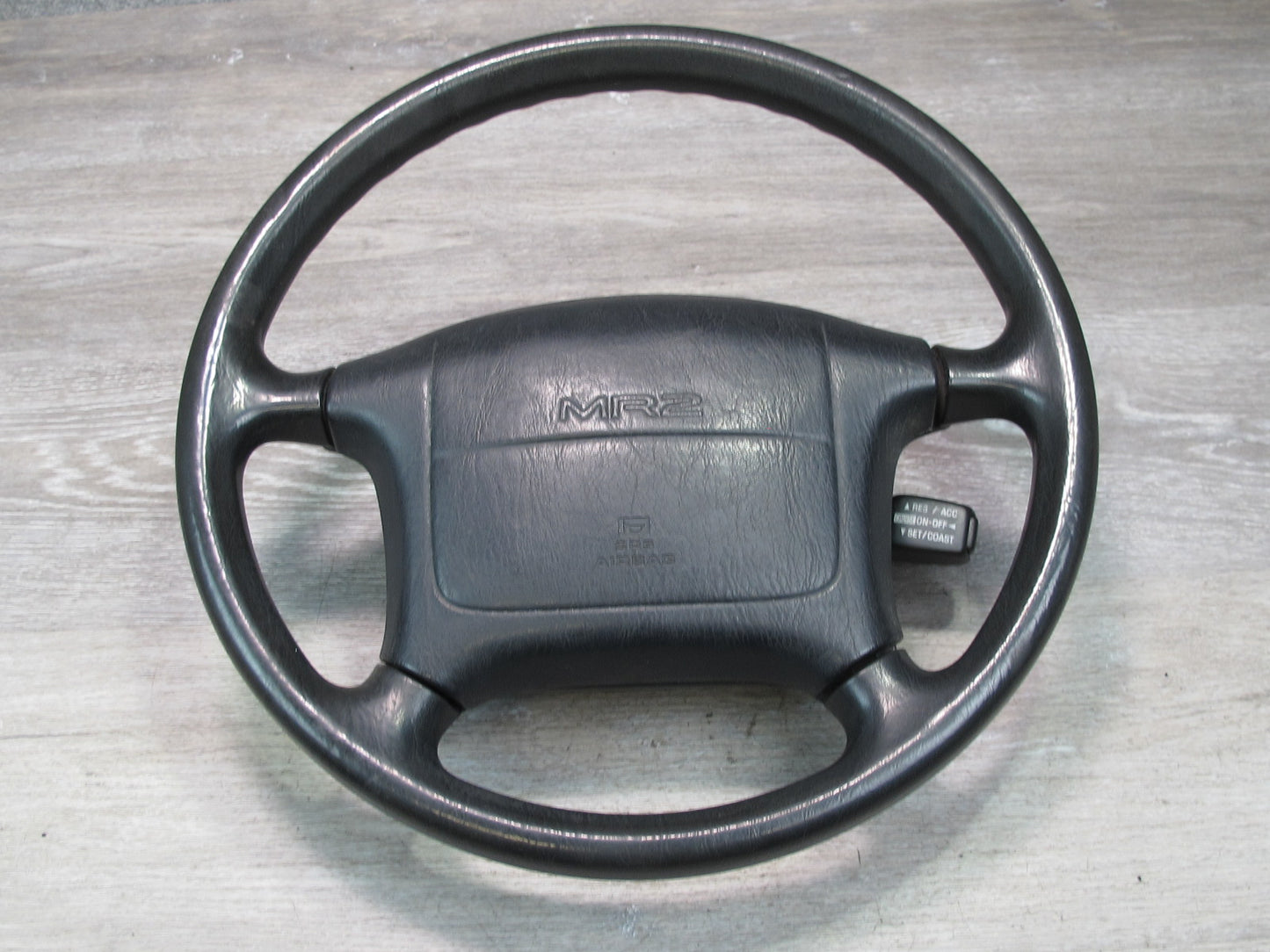 91-95 TOYOTA MR2 SW21L FRONT LEFT DRIVER SIDE STEERING WHEEL W/ SRS AIRBAG OEM