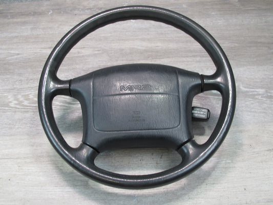 91-95 TOYOTA MR2 SW21L FRONT LEFT DRIVER SIDE STEERING WHEEL W/ SRS AIRBAG OEM