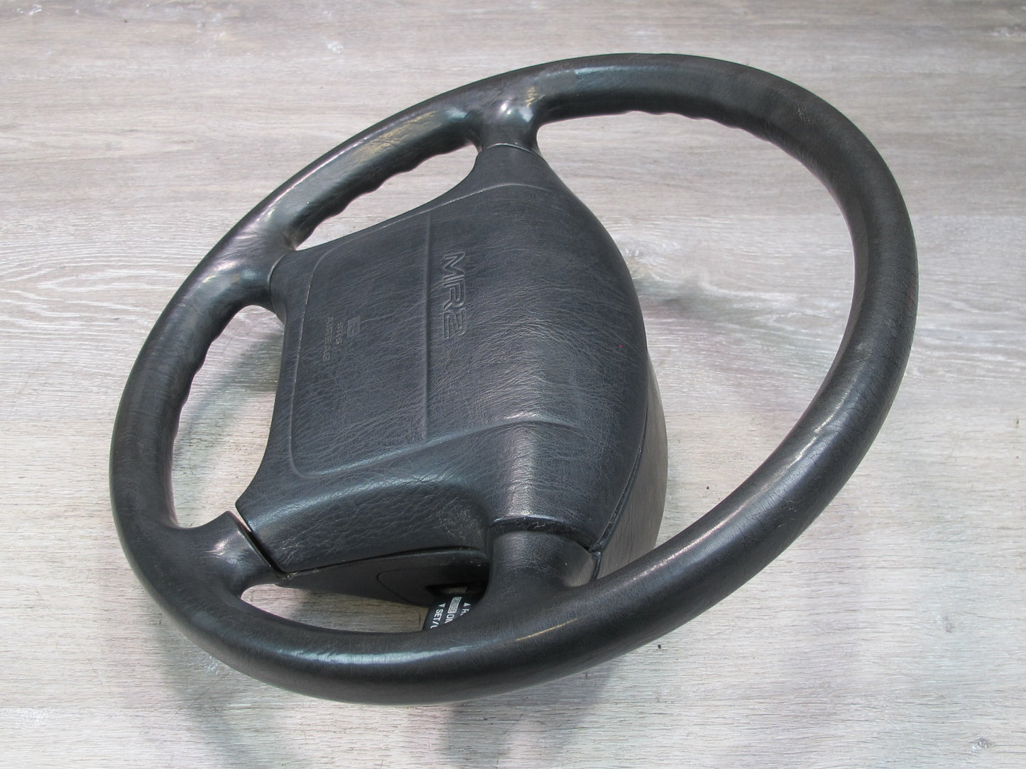 91-95 TOYOTA MR2 SW21L FRONT LEFT DRIVER SIDE STEERING WHEEL W/ SRS AIRBAG OEM