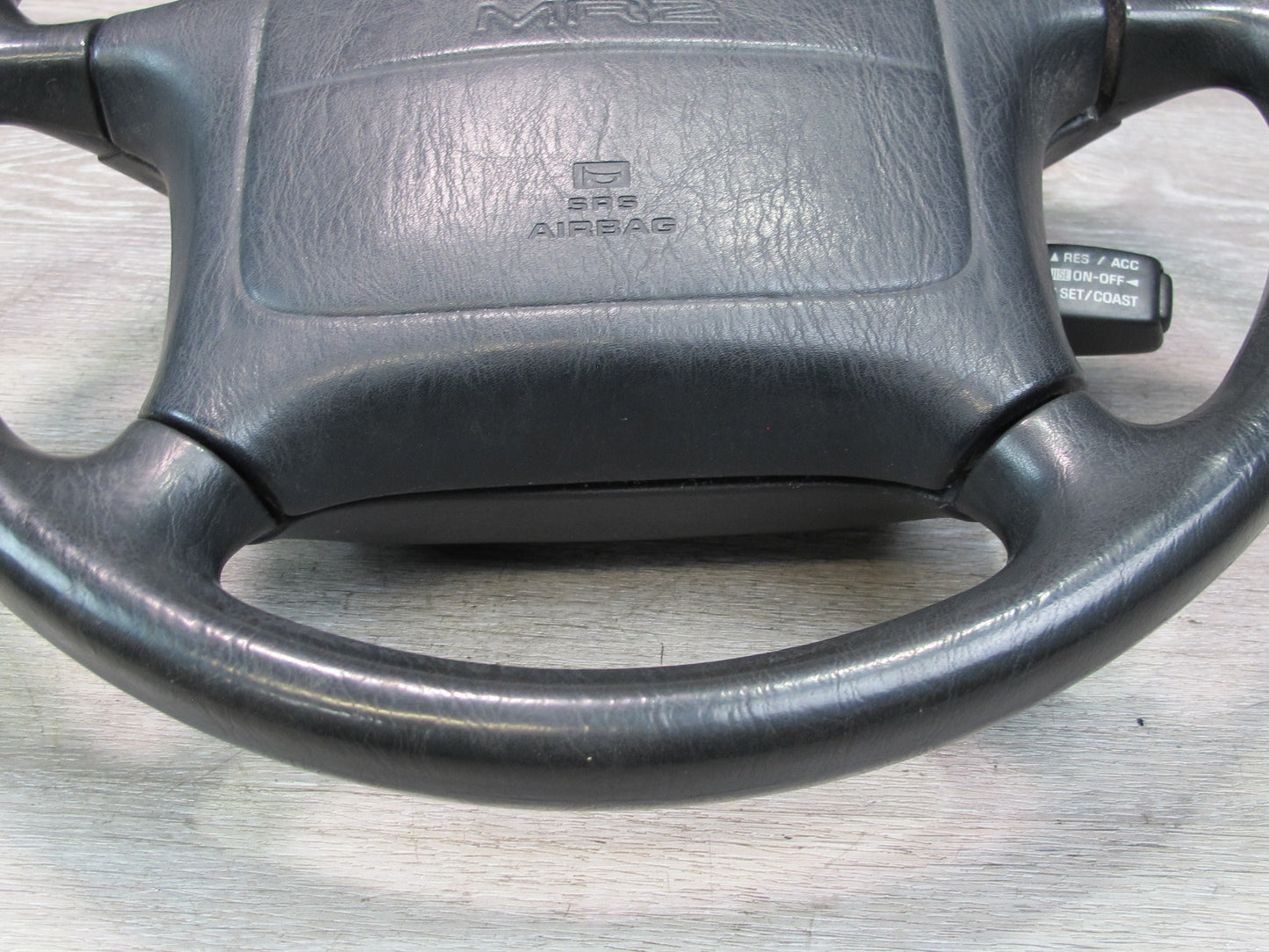 91-95 TOYOTA MR2 SW21L FRONT LEFT DRIVER SIDE STEERING WHEEL W/ SRS AIRBAG OEM