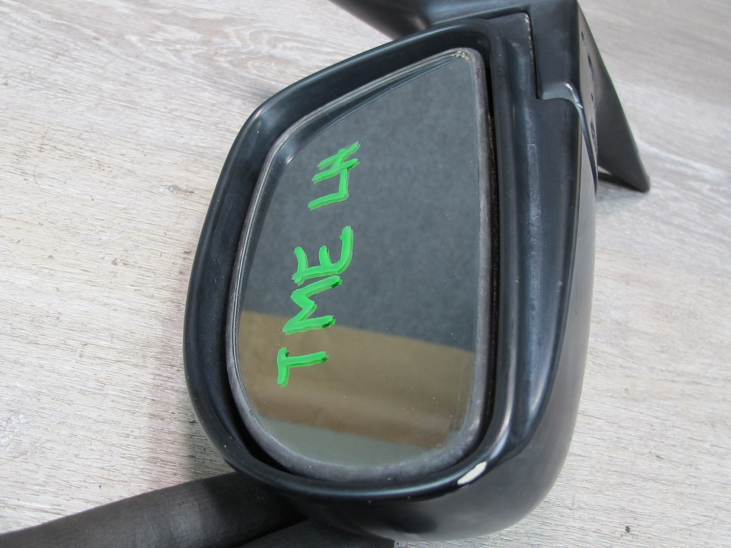 91-95 Toyota SW21L MR2 Left Driver Door Side View Power Mirror Black OEM