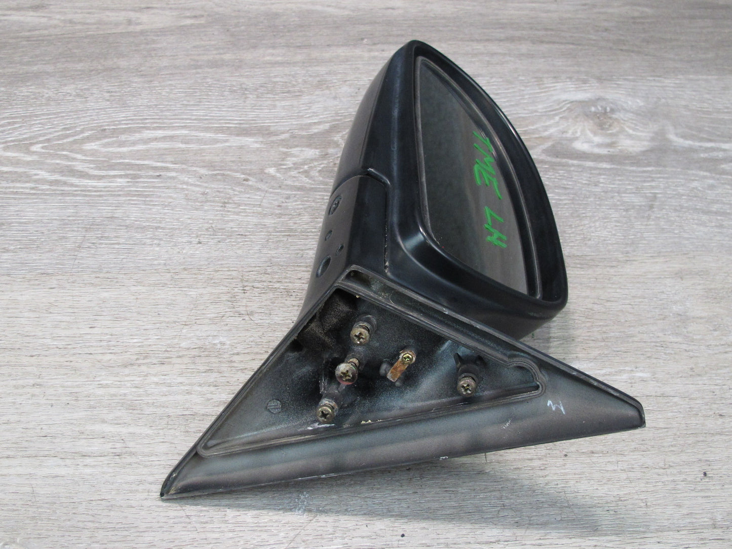 91-95 Toyota SW21L MR2 Left Driver Door Side View Power Mirror Black OEM