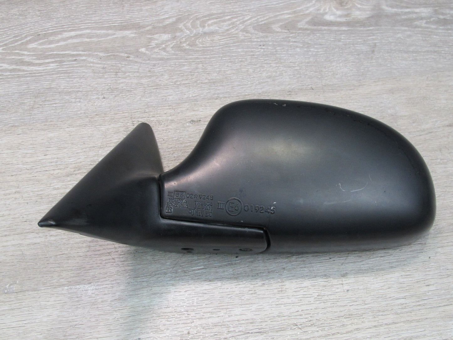 91-95 Toyota SW21L MR2 Left Driver Door Side View Power Mirror Black OEM
