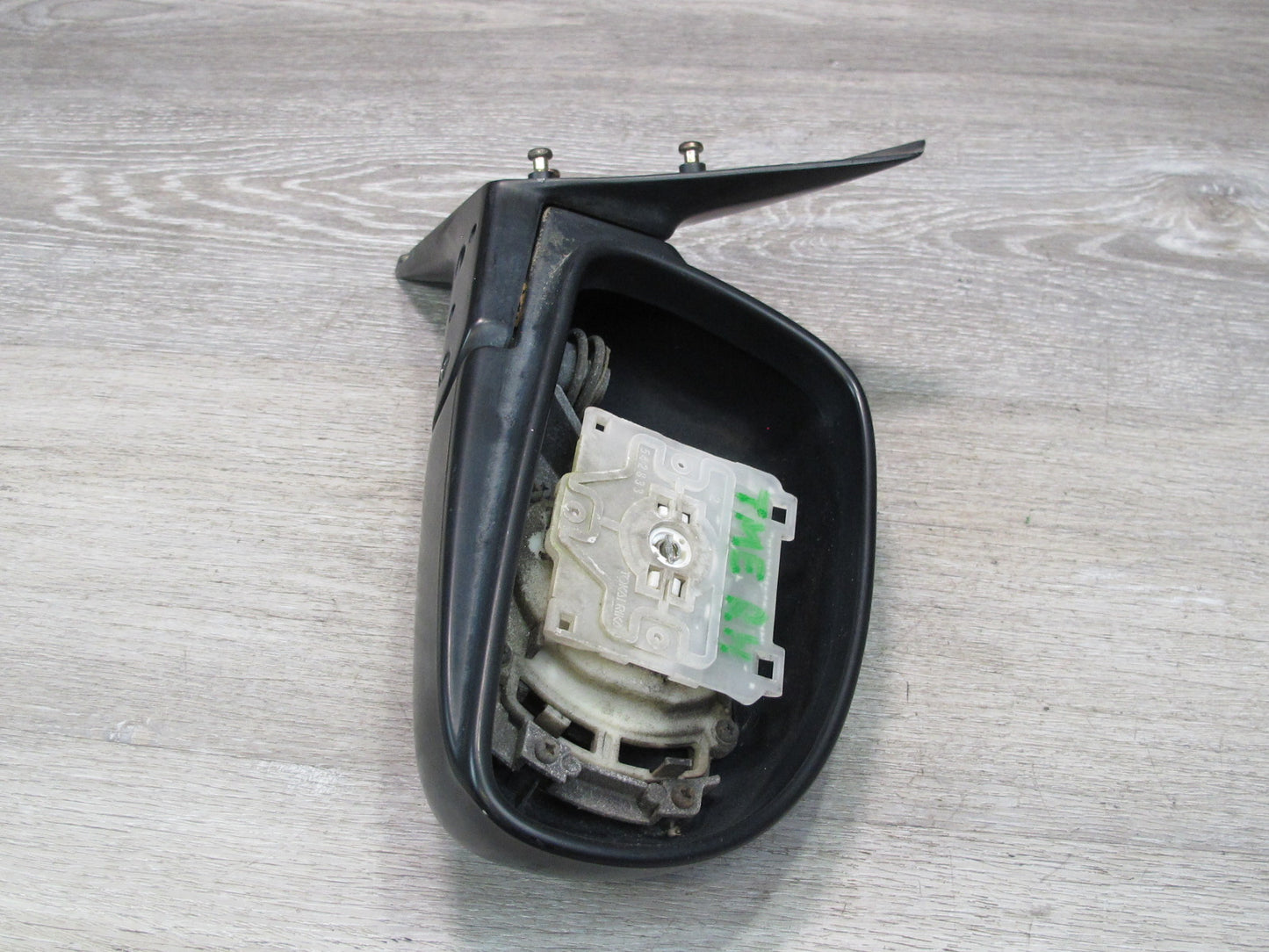 91-95 Toyota SW21L MR2 Right Pass Door Side View Power Mirror Black NO Glass OEM