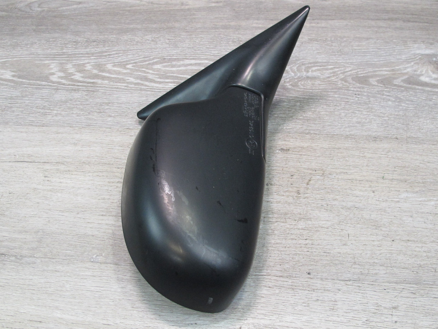 91-95 Toyota SW21L MR2 Right Pass Door Side View Power Mirror Black NO Glass OEM