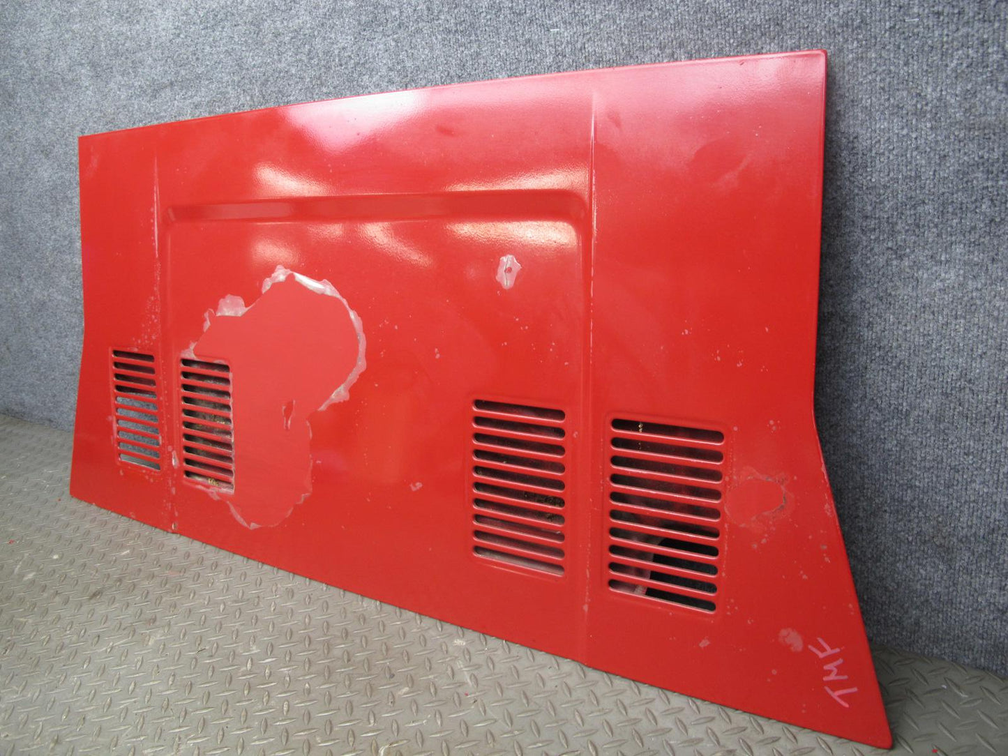 85-89 Toyota MR2 AW15 Rear Engine Hood Lid Cover Panel RED OEM