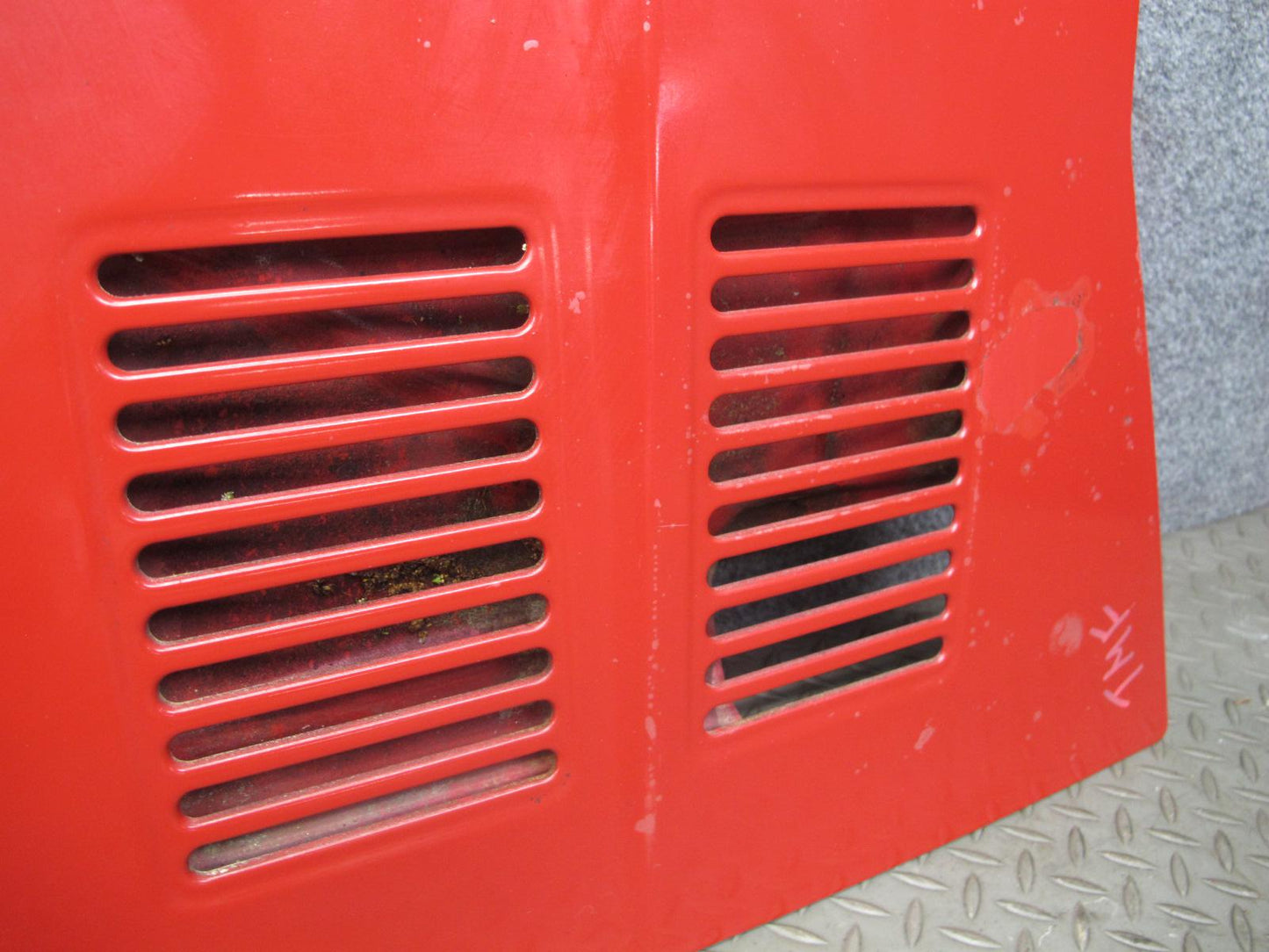 85-89 Toyota MR2 AW15 Rear Engine Hood Lid Cover Panel RED OEM