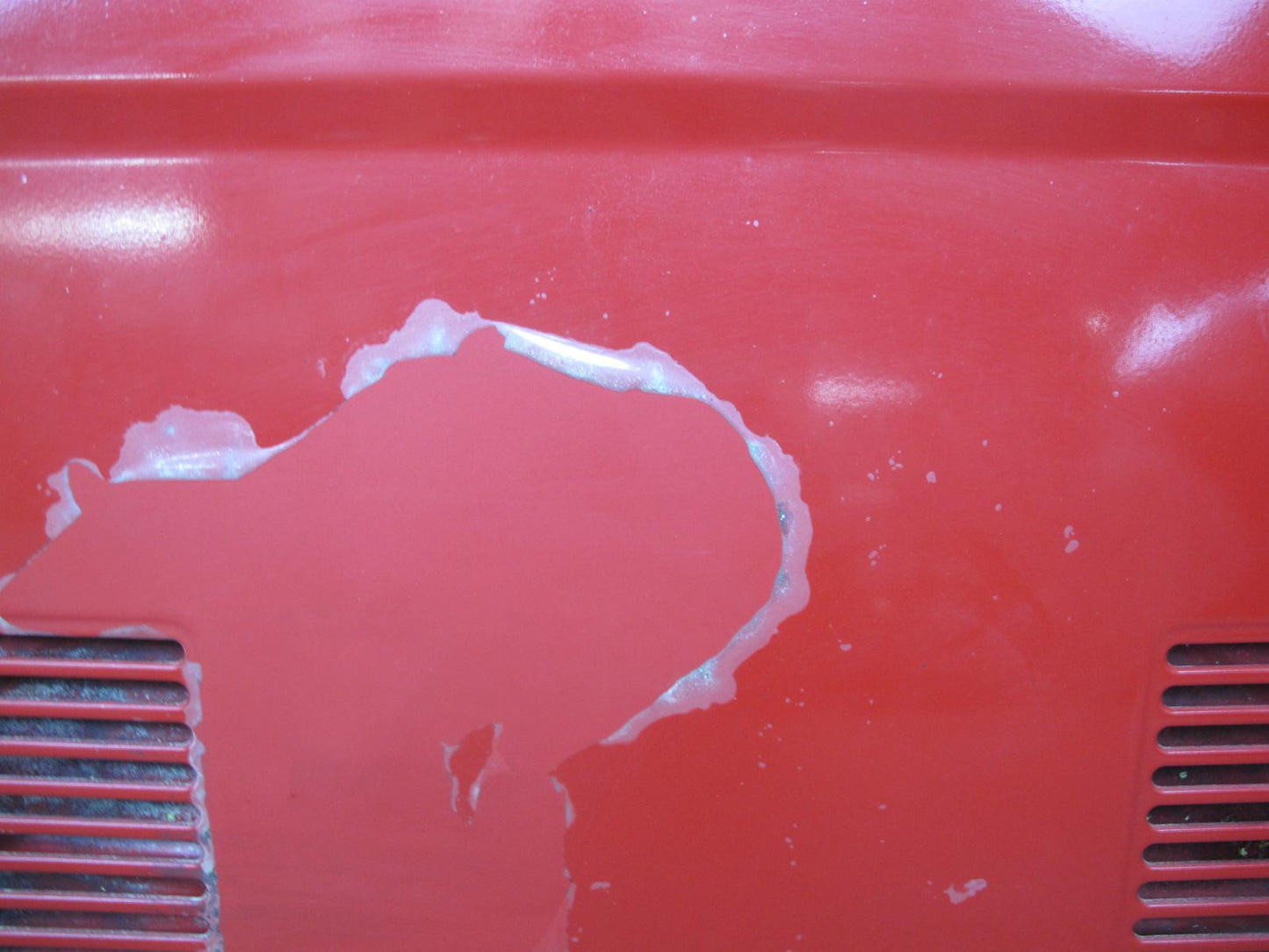 85-89 Toyota MR2 AW15 Rear Engine Hood Lid Cover Panel RED OEM