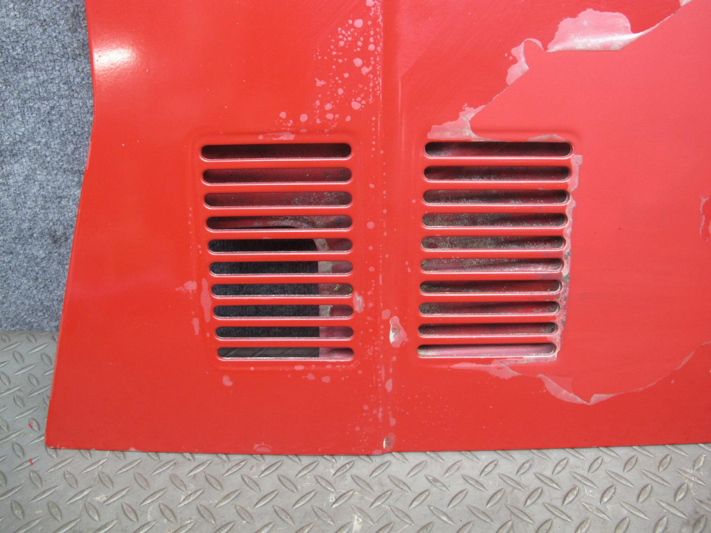 85-89 Toyota MR2 AW15 Rear Engine Hood Lid Cover Panel RED OEM