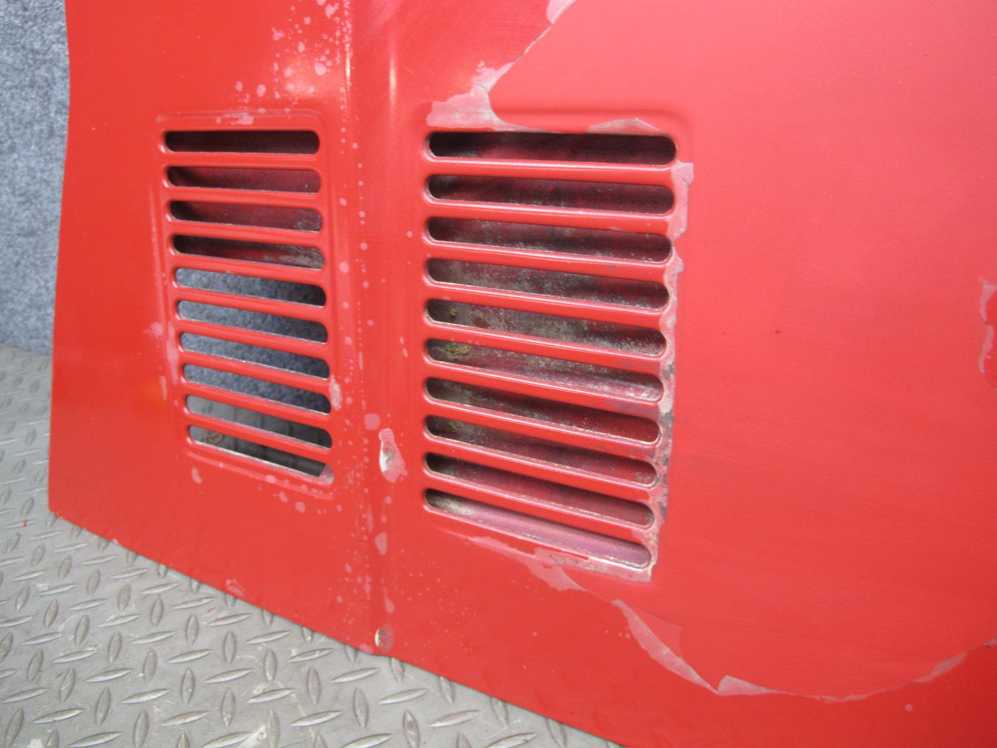 85-89 Toyota MR2 AW15 Rear Engine Hood Lid Cover Panel RED OEM