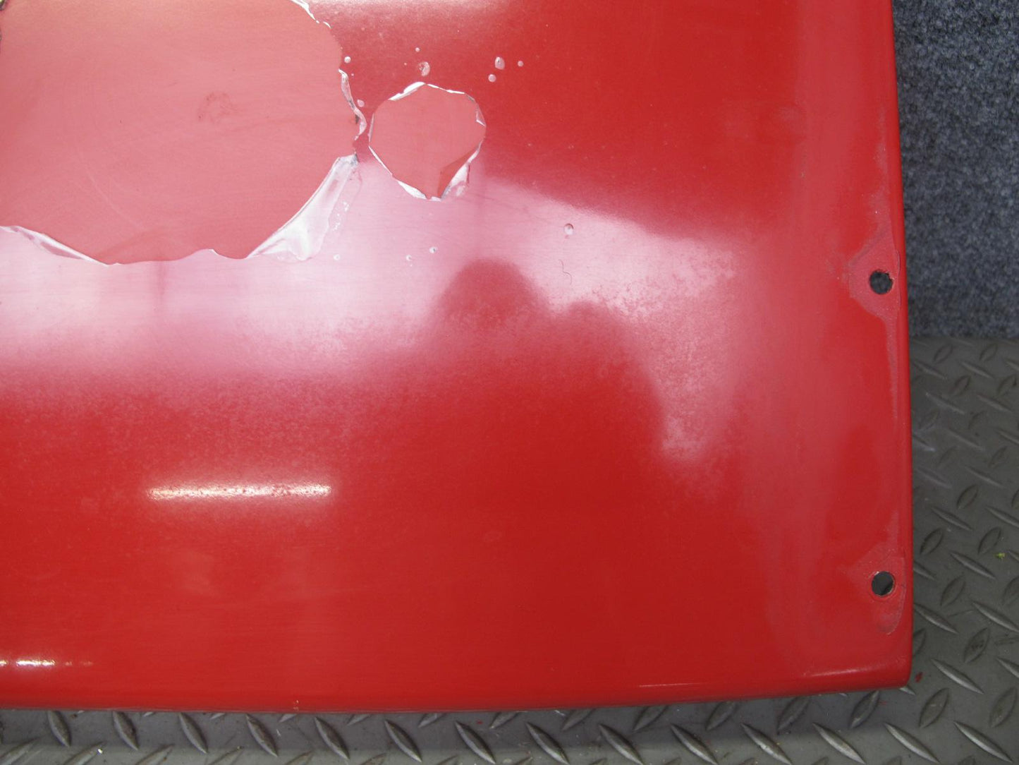 86-89 Toyota MR2 AW15 Rear Trunk Deck Lid Shell Cover Panel RED OEM