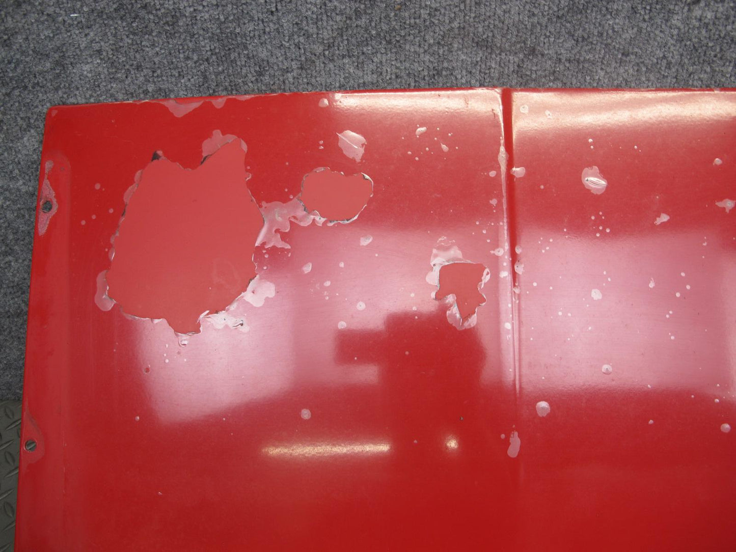 86-89 Toyota MR2 AW15 Rear Trunk Deck Lid Shell Cover Panel RED OEM