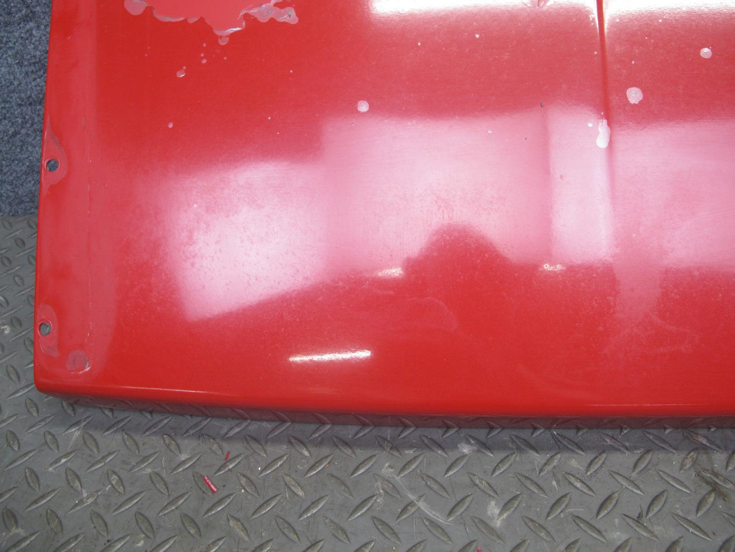 86-89 Toyota MR2 AW15 Rear Trunk Deck Lid Shell Cover Panel RED OEM