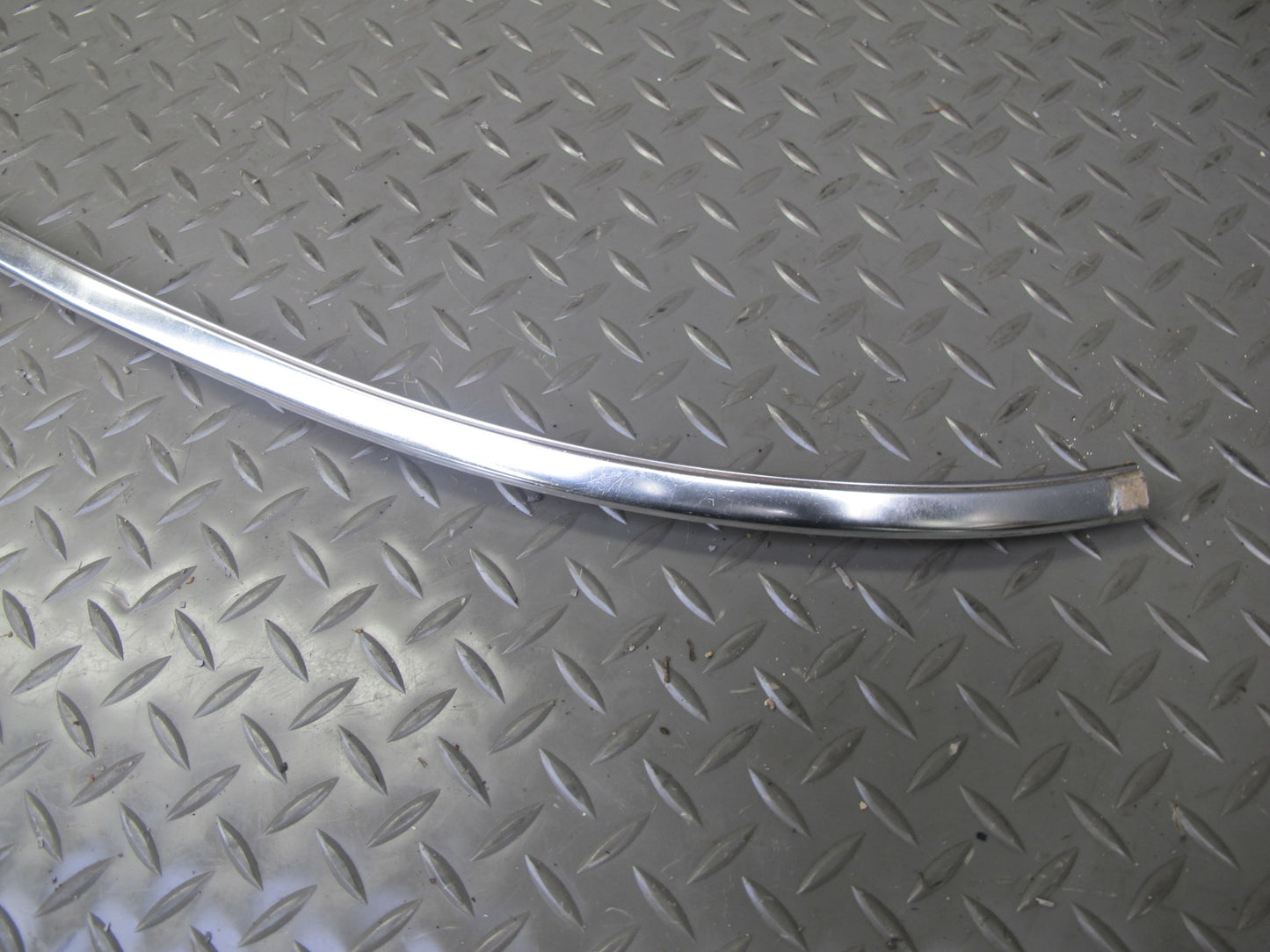 86-91 Mercedes W126 Rear Window Chrome Trim Molding Weatherstrip Seal Set OEM