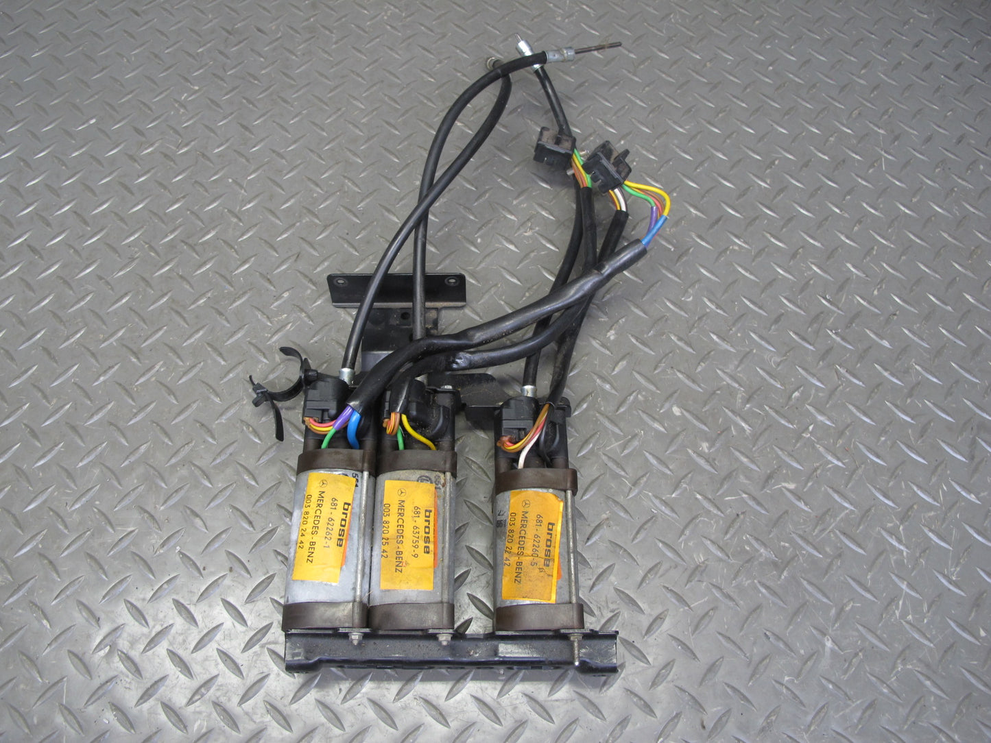 86-91 Mercedes W126 Set of 3 Front Left Seat Adjust Motor OEM