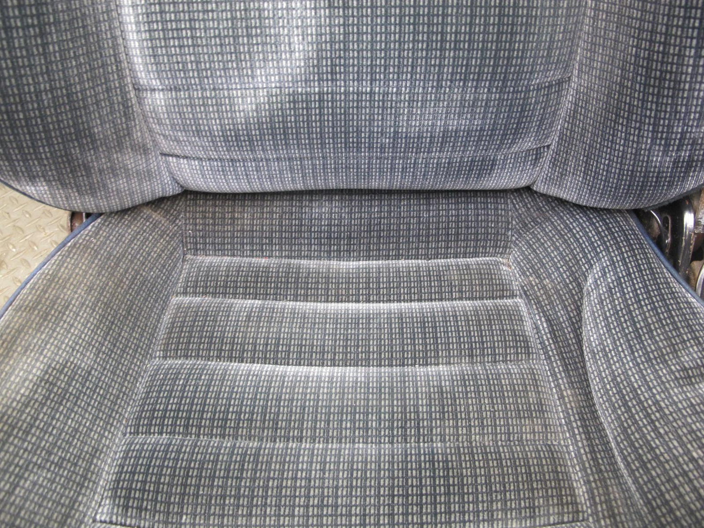 85-89 Toyota MR2 Set of 2 Front Left & Right Velour Seat Blue OEM