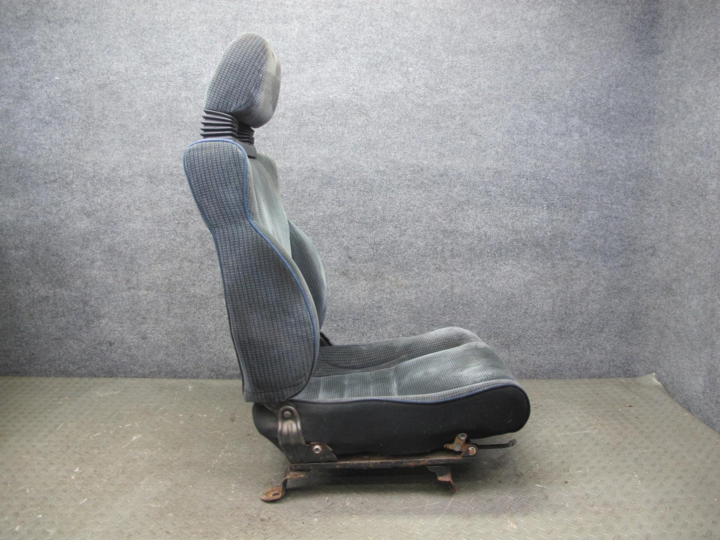 85-89 Toyota MR2 Set of 2 Front Left & Right Velour Seat Blue OEM