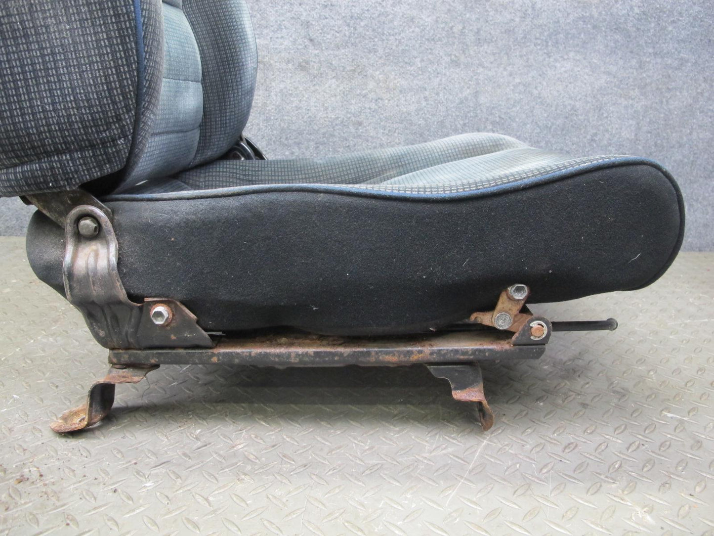 85-89 Toyota MR2 Set of 2 Front Left & Right Velour Seat Blue OEM