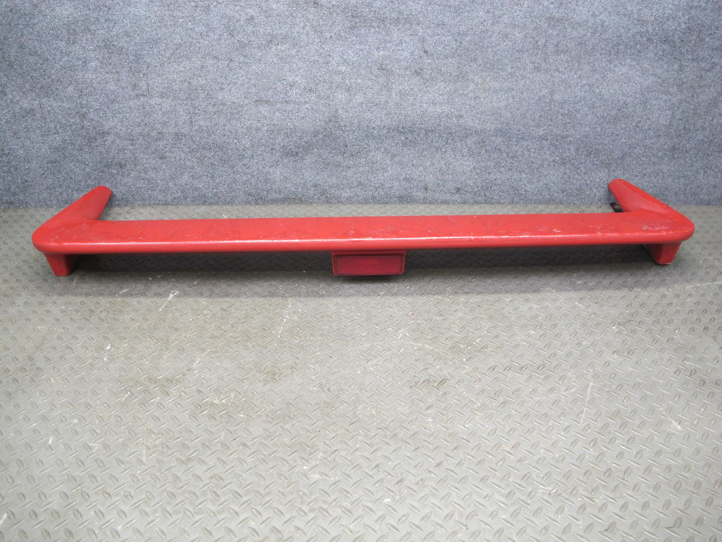 86-89 Toyota MR2 AW15 Rear Trunk Lid Spoiler Wing w Brake Light Assy RED OEM