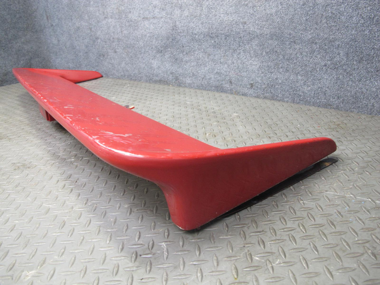 86-89 Toyota MR2 AW15 Rear Trunk Lid Spoiler Wing w Brake Light Assy RED OEM