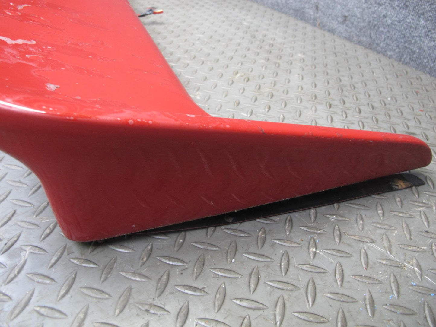 86-89 Toyota MR2 AW15 Rear Trunk Lid Spoiler Wing w Brake Light Assy RED OEM