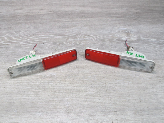 91-96 Dodge Stealth Rear Bumper Left & Right Back UP Reverse Light Lamp Set OEM