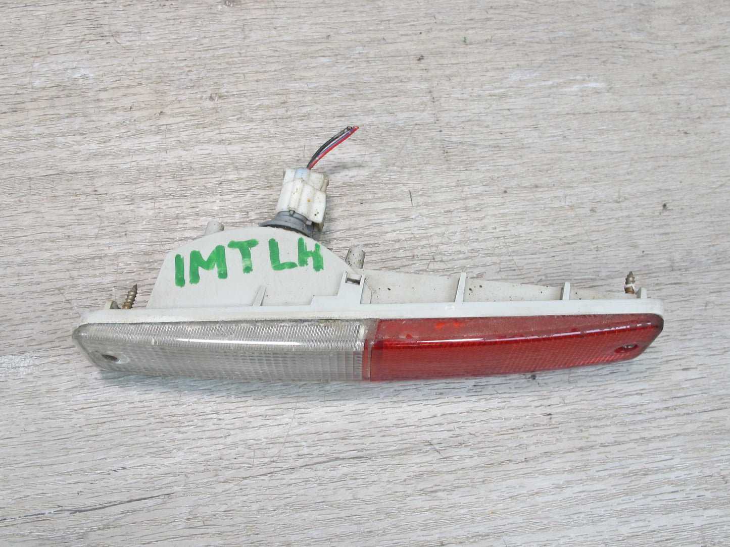 91-96 Dodge Stealth Rear Bumper Left & Right Back UP Reverse Light Lamp Set OEM