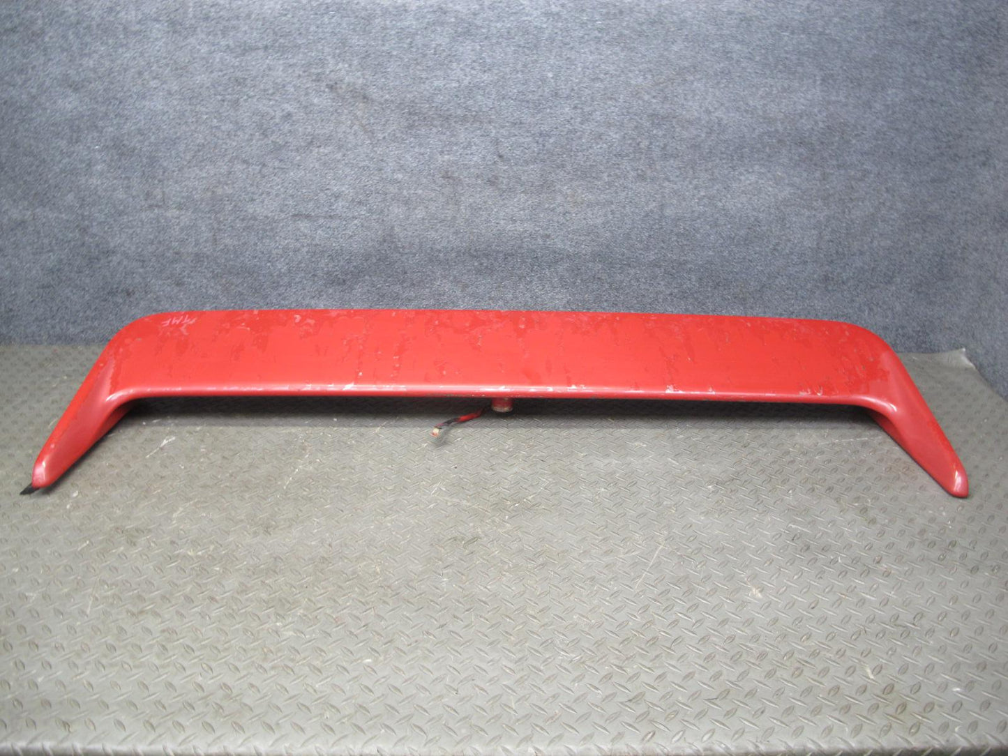 86-89 Toyota MR2 AW15 Rear Trunk Lid Spoiler Wing w Brake Light Assy RED OEM