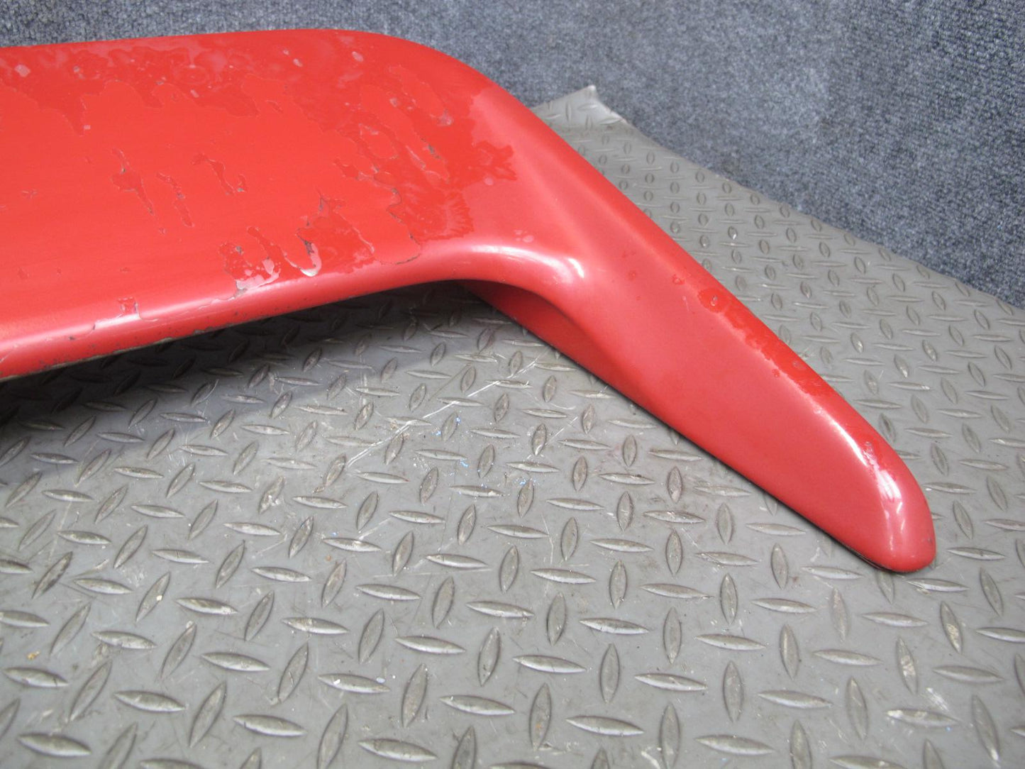 86-89 Toyota MR2 AW15 Rear Trunk Lid Spoiler Wing w Brake Light Assy RED OEM