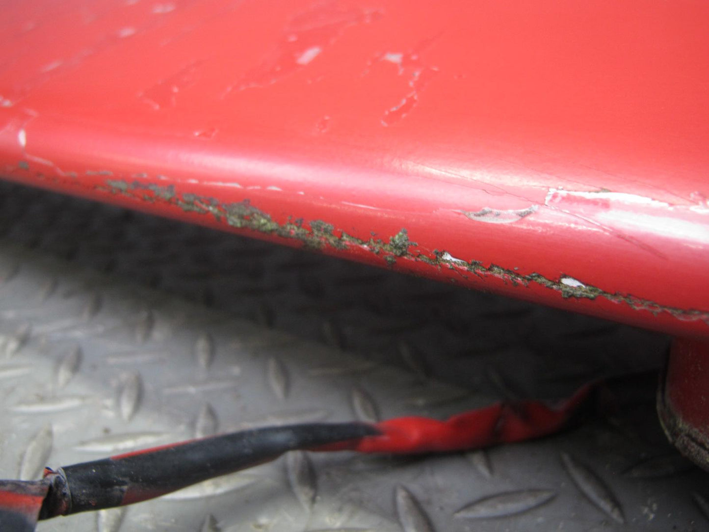 86-89 Toyota MR2 AW15 Rear Trunk Lid Spoiler Wing w Brake Light Assy RED OEM