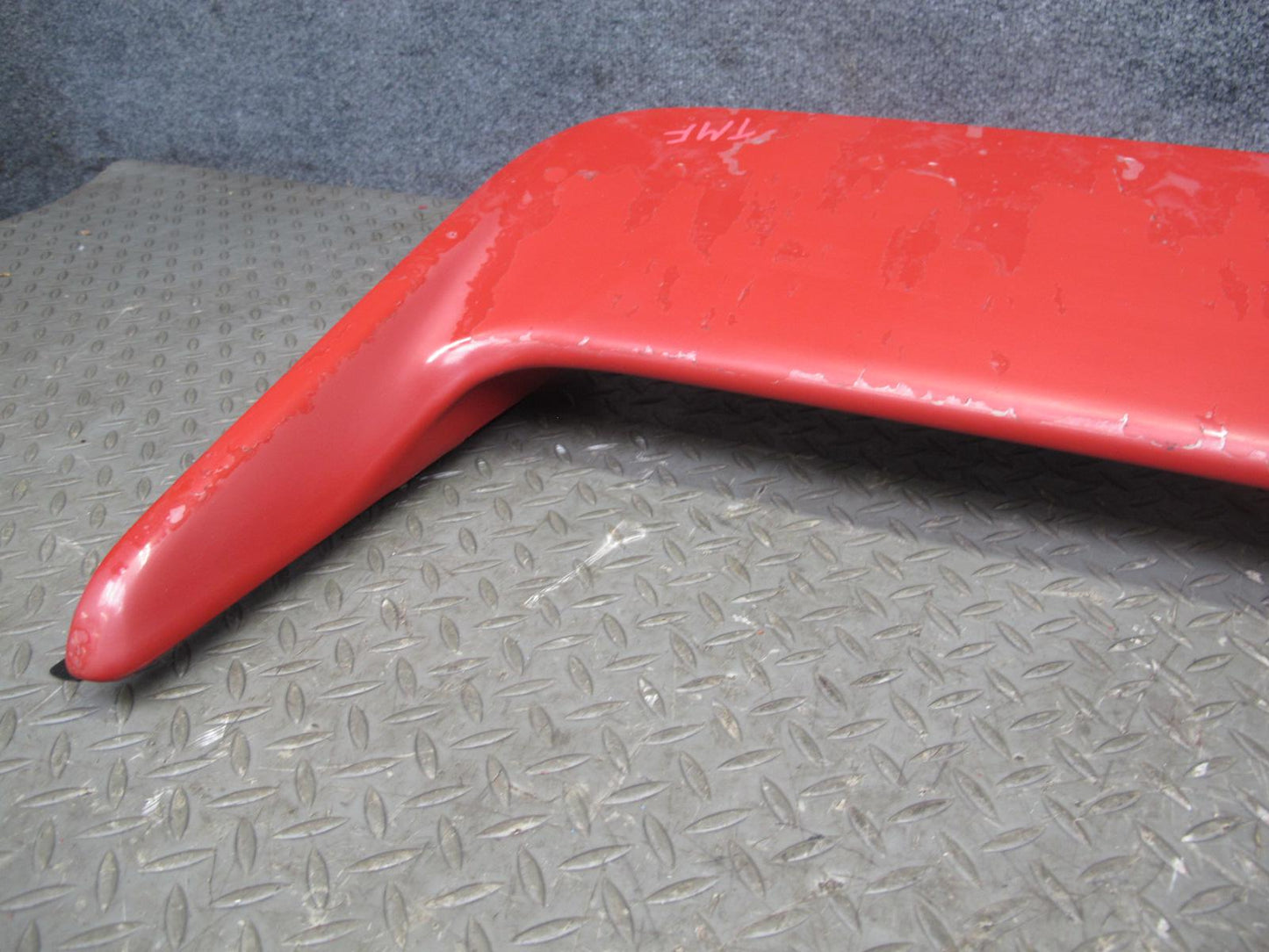 86-89 Toyota MR2 AW15 Rear Trunk Lid Spoiler Wing w Brake Light Assy RED OEM