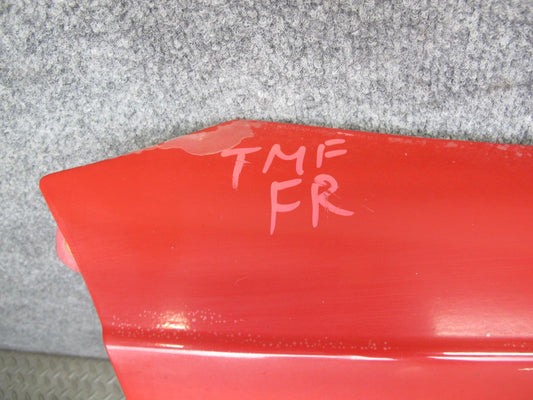 85-89 Toyota MR2 AW15 Front Right Fender Shell Panel Cover RED OEM