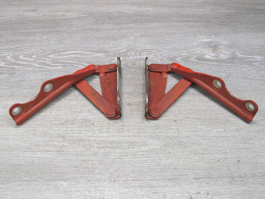 91-99 Dodge Stealth 3000GT Set of 2 Front Left & Right Side Hood Hinge RED OEM