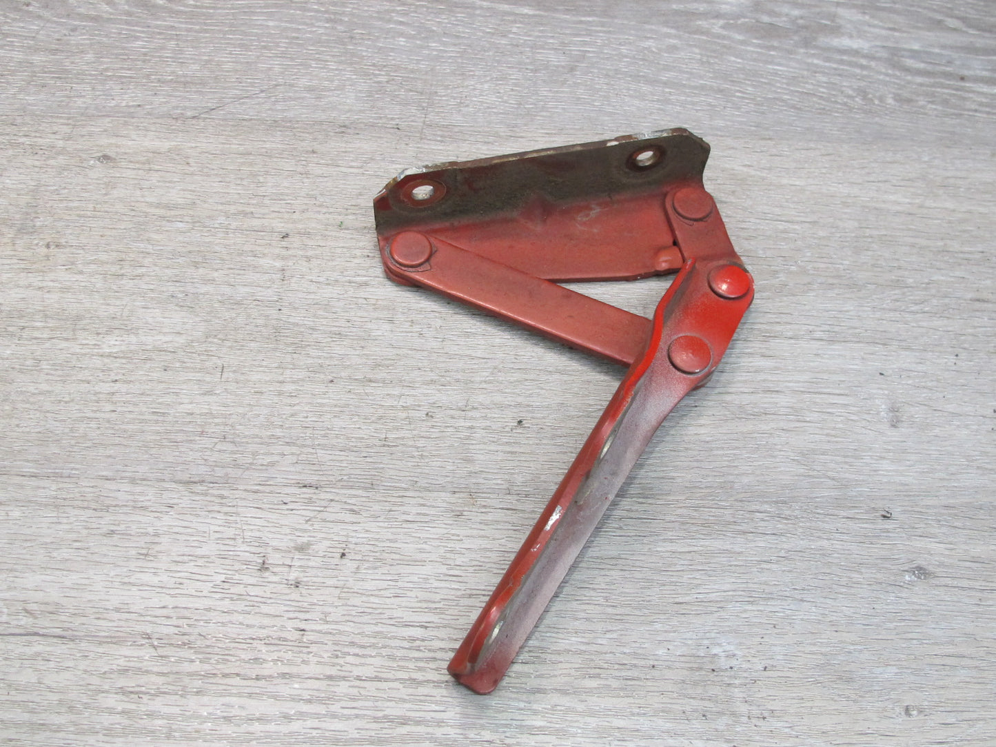 91-99 Dodge Stealth 3000GT Set of 2 Front Left & Right Side Hood Hinge RED OEM