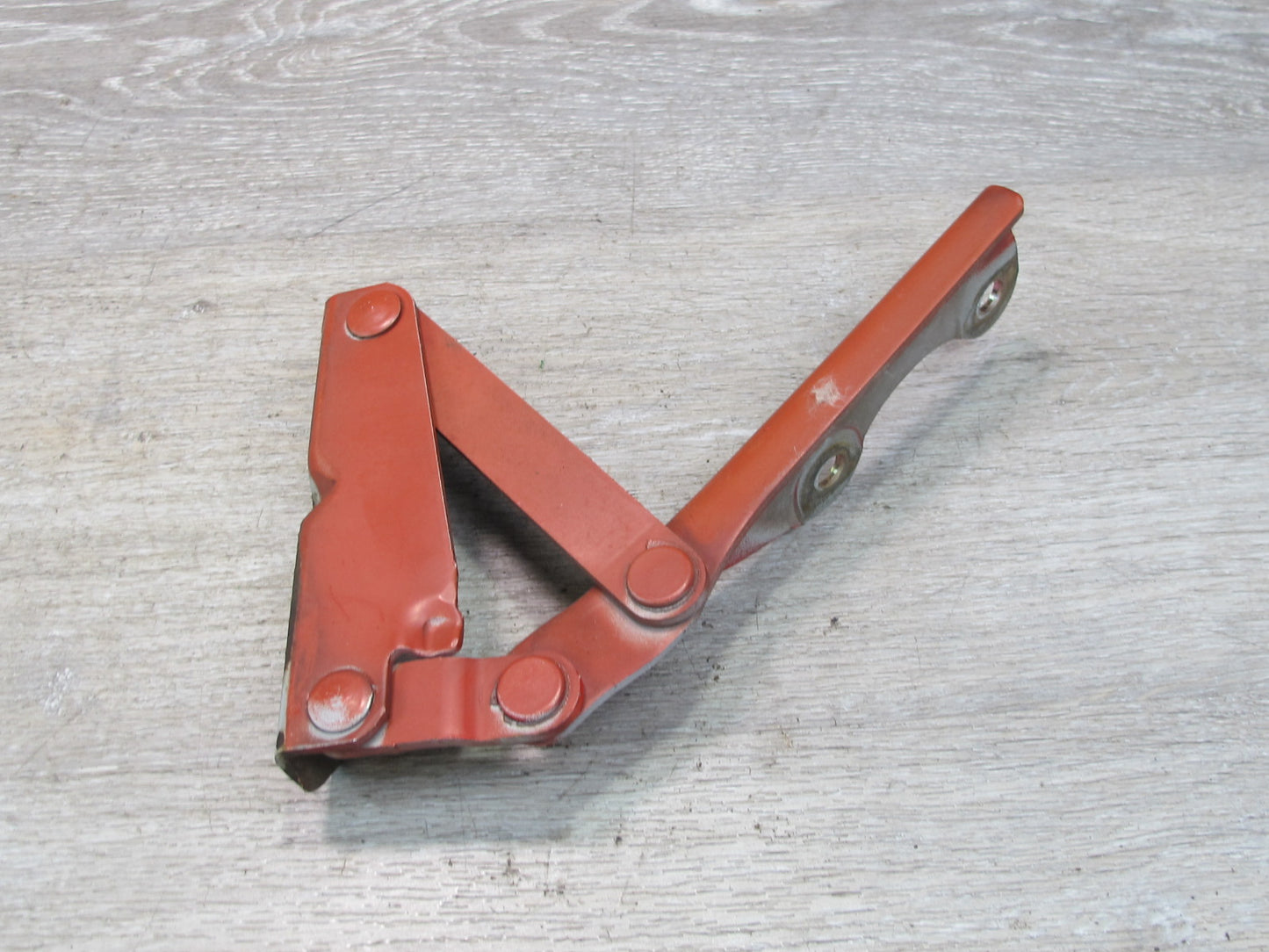 91-99 Dodge Stealth 3000GT Set of 2 Front Left & Right Side Hood Hinge RED OEM