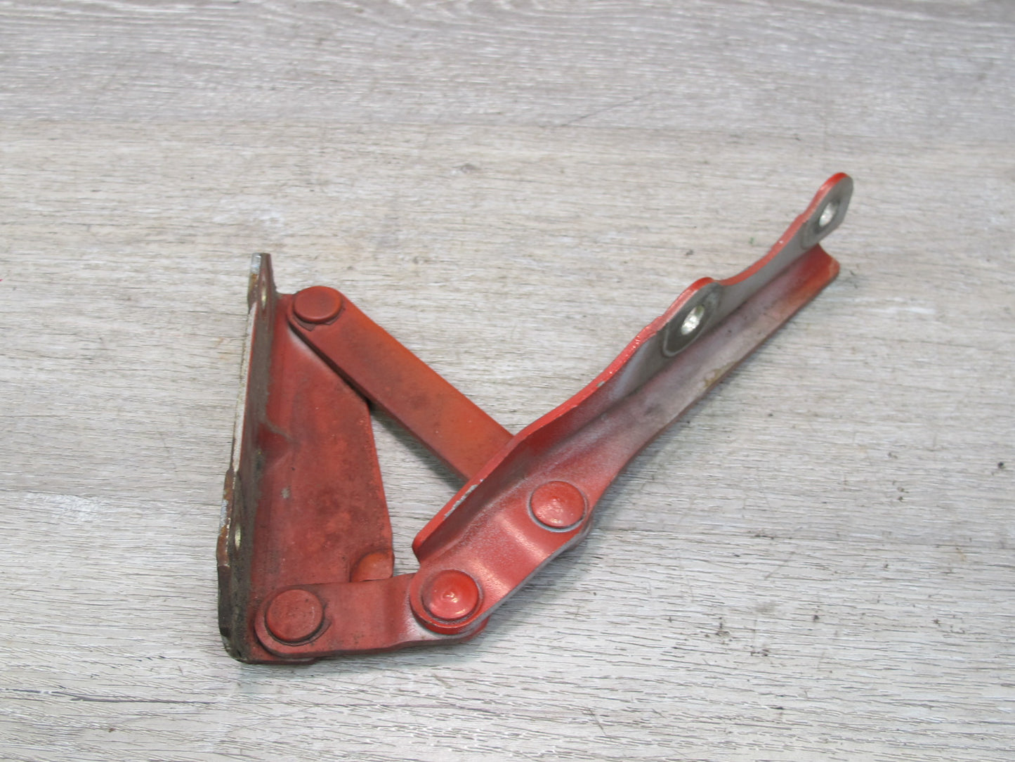 91-99 Dodge Stealth 3000GT Set of 2 Front Left & Right Side Hood Hinge RED OEM