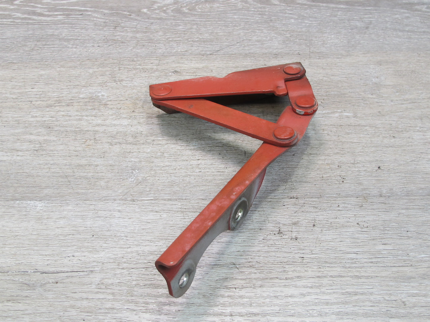91-99 Dodge Stealth 3000GT Set of 2 Front Left & Right Side Hood Hinge RED OEM