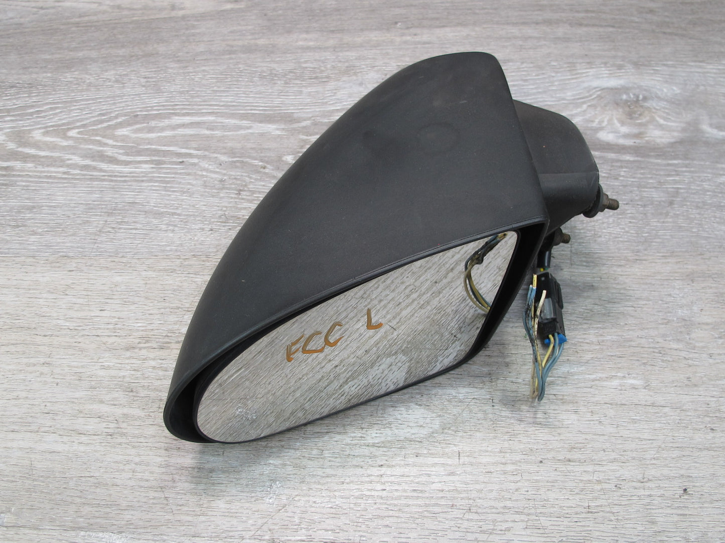 93-02 Chevrolet Camaro Left Driver Door Side View Power Mirror Black OEM